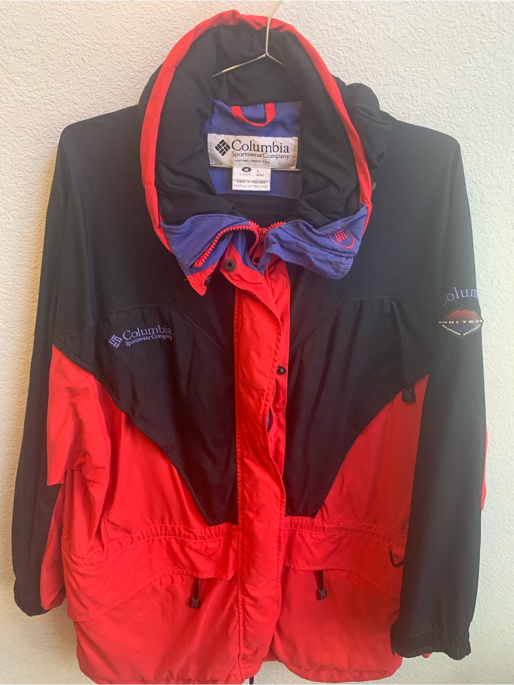 Columbia Red and Black Women's Ski Jacket